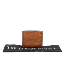 Berluti Tobacco Leather Makore Scritto Bifold Wallet