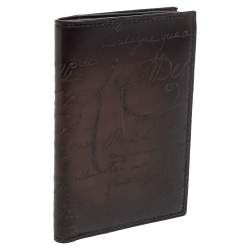 Berluti Tobacco Leather Makore Scritto Bifold Wallet