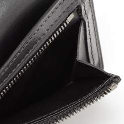 Pre Owned Berluti Blue Scritto Leather Makore Card Holder