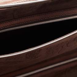 Berluti Brown Leather Formula 1004 Venezia Suitcase
