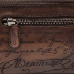 Berluti Brown Leather Tiriwa Scritto Wallet