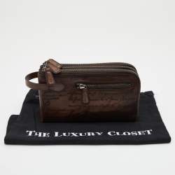 Berluti Brown Leather Tiriwa Scritto Wallet