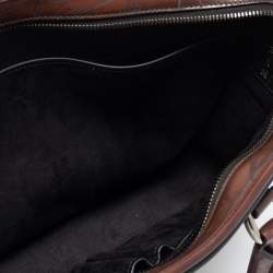 Berluti Cacao Intenso Leather Small Un Jour Scritto Briefcase