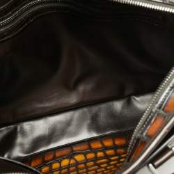 Berluti Ombre Brown Alligator Un Jour Briefcase Bag