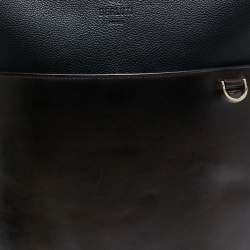 Berluti Black/Brown Block Leather Backpack