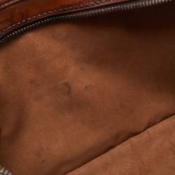 Berluti Brown Scritto Leather Un Jour Messenger Bag