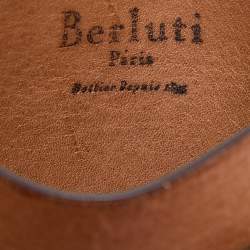 Pre Owned Berluti Tan Scritto Leather Card Holder 