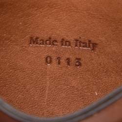 Pre Owned Berluti Tan Scritto Leather Card Holder 