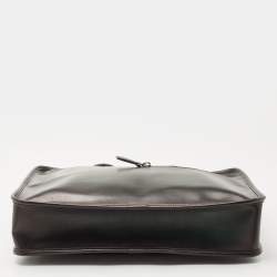 Berluti Dark Green Ombre Leather Un Jour Venezia Briefcase