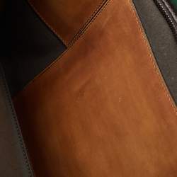 Berluti Dark Green Ombre Leather Un Jour Venezia Briefcase
