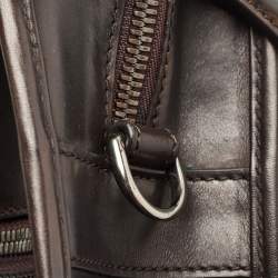 Berluti Dark Green Ombre Leather Un Jour Venezia Briefcase