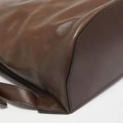 Berluti Brown Ombre Leather Alessandro Backpack