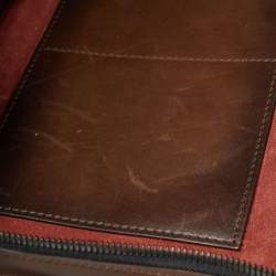 Berluti Brown Ombre Leather Alessandro Backpack