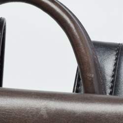 Berluti Dark Brown Leather Day Out Scritto Backpack