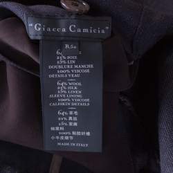 Berluti Brown Regular Fit Wool and Silk Blend Blazer L