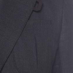 Berluti Brown Regular Fit Wool and Silk Blend Blazer L