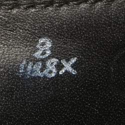 Pre Owned Berluti X Ferrari Black Leather Slip On Loafers Size 42