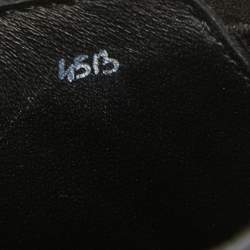 Pre Owned Berluti X Ferrari Black Leather Slip On Loafers Size 42