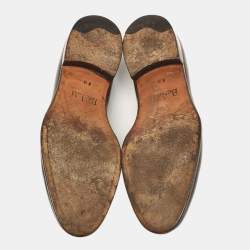 Pre Owned Berluti Brown Leather Penny Loafers Size 40.5