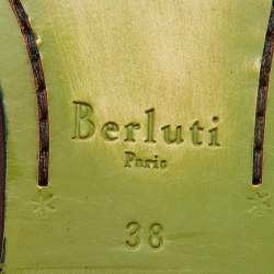 Berluti Tan Leather Andy Penny Loafers Size 38