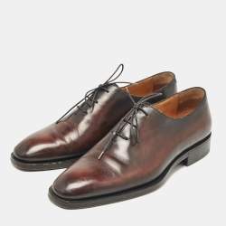 Berluti Two Tone Leather Alessandro Oxfords Size 42.5