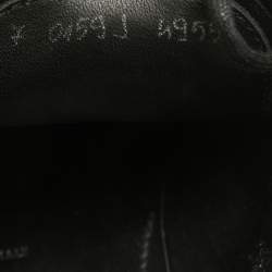Berluti Black Leather Pointed Toe Lace Up  Oxfords Size 41