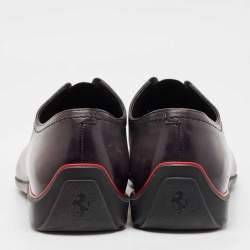 Berluti X Ferrari Grey Leather Slip On Loafers Size 45