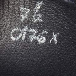 Berluti Navy Blue Ombre Brogue Leather Fast Track Sneakers Size 41.5