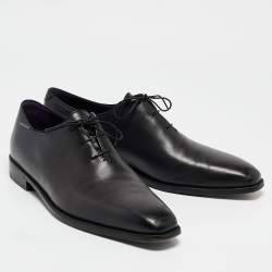 Berluti Black Leather Alessandro Démesure Oxfords Size 43