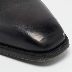 Berluti Black Leather Alessandro Démesure Oxfords Size 43