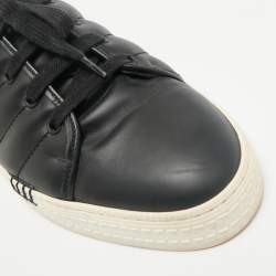 Berluti Black/Brown Leather Playtime Low Top Sneakers Size 42.5