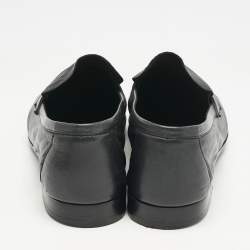 Berluti Black Leather Penny Loafers Size 42.5