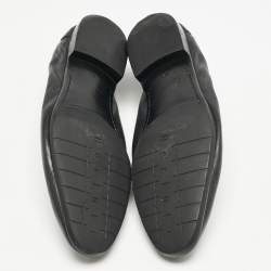 Berluti Black Leather Penny Loafers Size 42.5