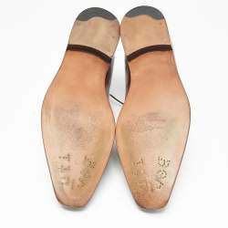 Pre Owned Berluti Brown Leather Alessandro Démesure Oxfords Size 44.5