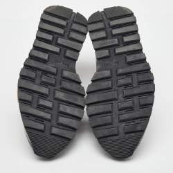 Pre Owned Berluti Black Leather Fast Track Low Top Sneakers Size 46