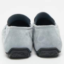 Pre Owned Berluti Blue Suede Rimini  Penny Loafers Size 42