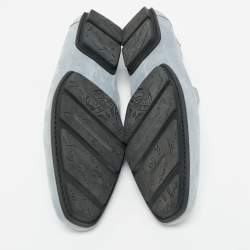 Pre Owned Berluti Blue Suede Rimini  Penny Loafers Size 42