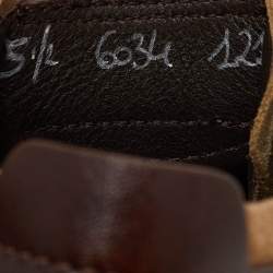 Pre Owned Berluti Brown Nylon and Suede Light Track Venezia Sneakers Size 39.5