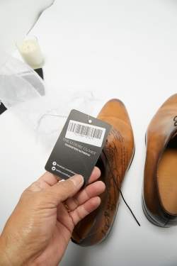 Pre Owned Berluti Brown Leather Alessandro Galet Scritto Lace Up Oxfords Size 42