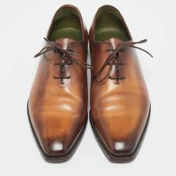 مملوكة مسبقًا Berluti Alessandro Démesure Size 41.5 Brown Leather Oxfords