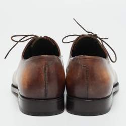 مملوكة مسبقًا Berluti Alessandro Démesure Size 41.5 Brown Leather Oxfords