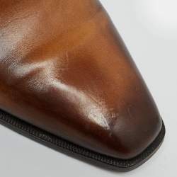 مملوكة مسبقًا Berluti Alessandro Démesure Size 41.5 Brown Leather Oxfords