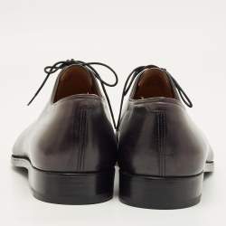Pre Owned Berluti Size 43.5 Black Leather Derby
