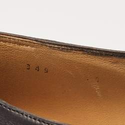 Pre Owned Berluti Size 43.5 Black Leather Derby