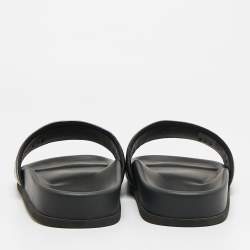 مملوكة مسبقًا Berluti Size 43 Black Leather Flat Slide