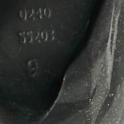 مملوكة مسبقًا Berluti Size 43 Black Leather Flat Slide