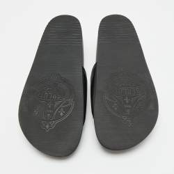 مملوكة مسبقًا Berluti Size 43 Black Leather Flat Slide