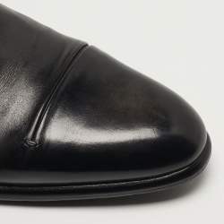 Pre Owned Berluti Size 42.5 Black Leather Derby