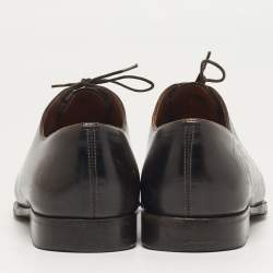 Pre Owned Berluti Alessandro Size 41.5 Brown Leather Oxfords