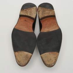 Pre Owned Berluti Alessandro Size 41.5 Brown Leather Oxfords